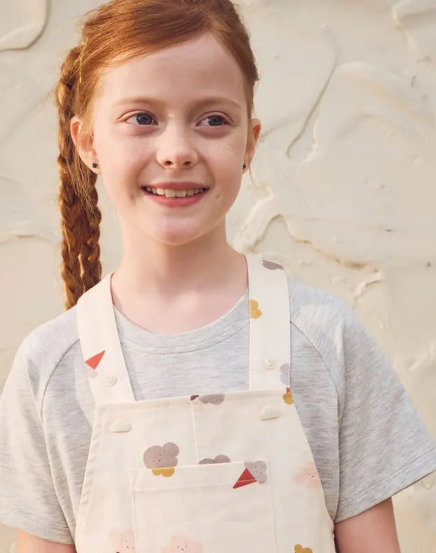 Cotton Overall Dress Dessert Sky-Petite Revery