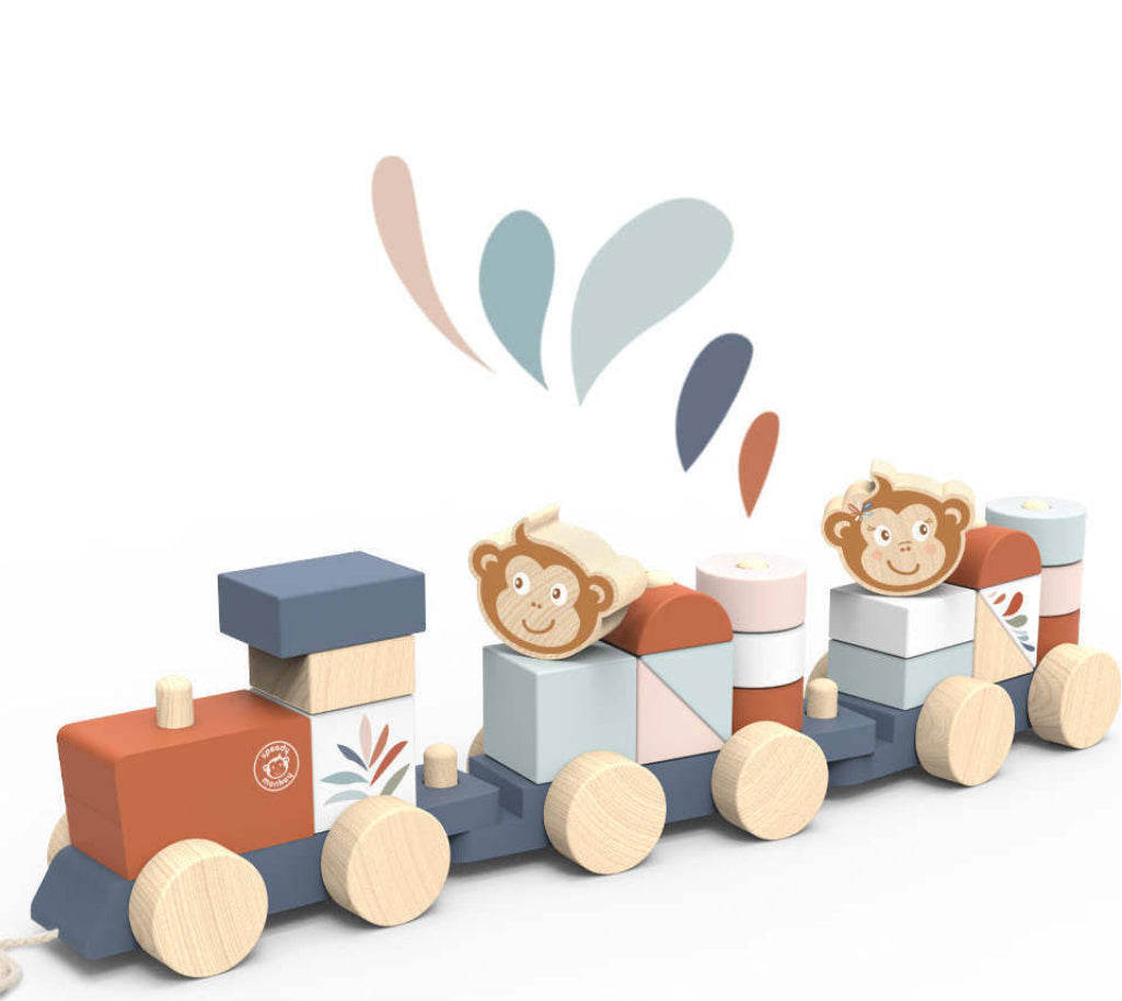 Stacking Train-Speedy Monkey