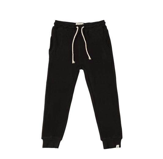 Black Comfy Joggers-Me and Henry
