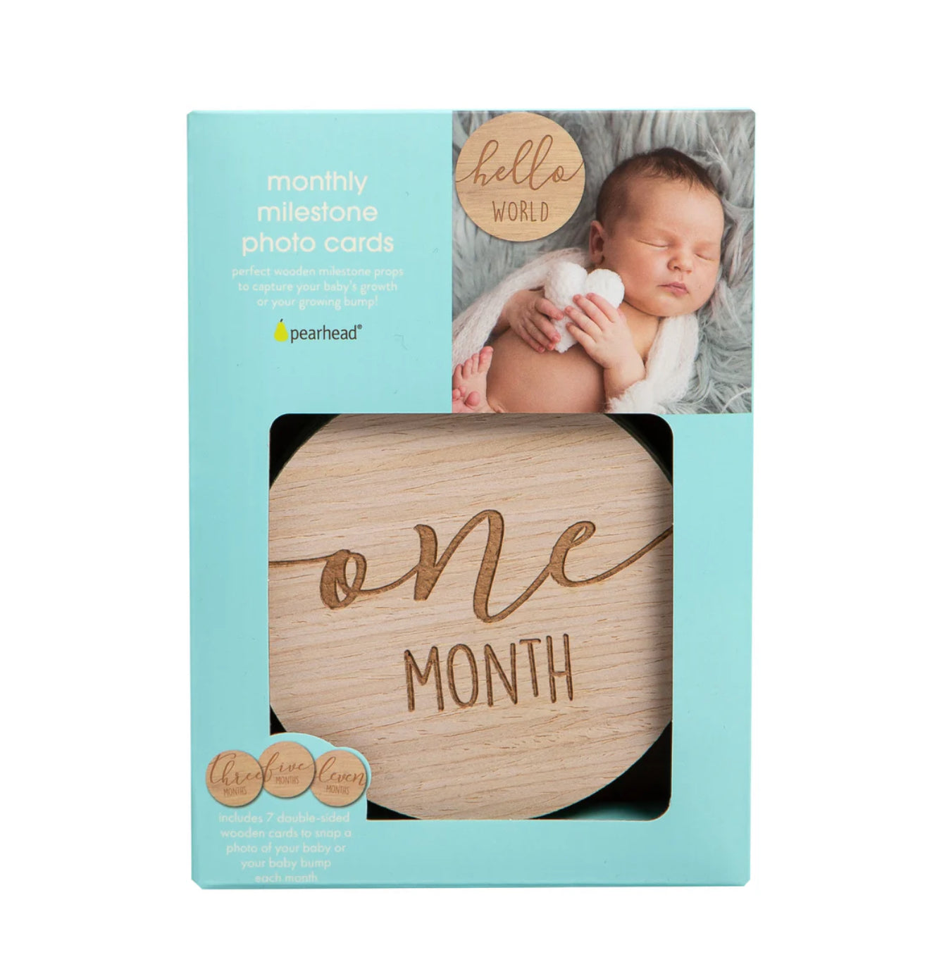 Wooden Milestone Photo Cards-Pearhead