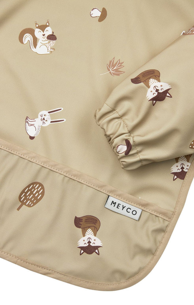 Bib with sleeves-Meyco Baby