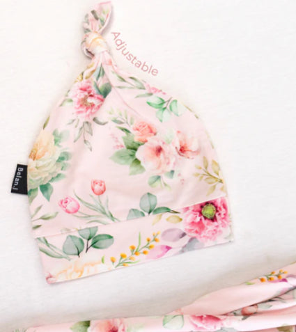Floral Bliss Knotted Hat-Belan.J