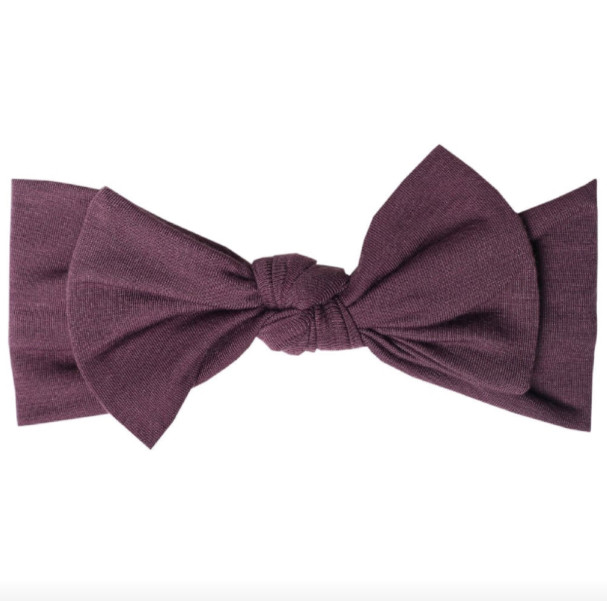 Plum Knit Headband-Copper Pearl
