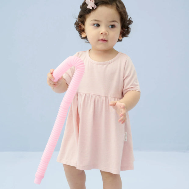 Pink Sunset  Bamboo Jersey Dress-Nest Design