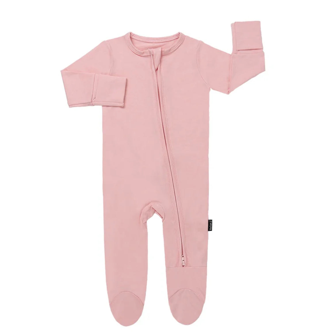 Crystal Rose Footed Zipper Sleeper-Belan.J