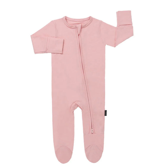 Crystal Rose Footed Zipper Sleeper-Belan.J