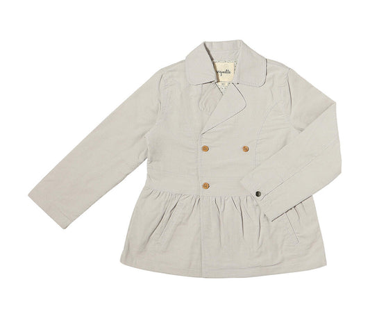 Soft Grey Pea Coat -Vignette