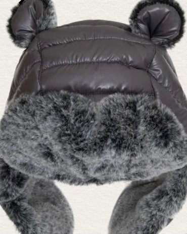 Nylon Bear Puffer Hats Calikids