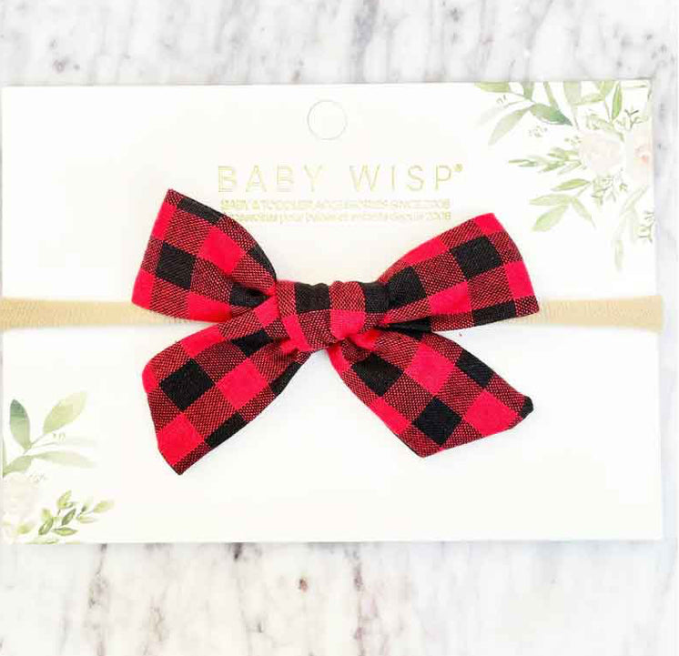 Baby Wisp-Skinny Head Band Bows