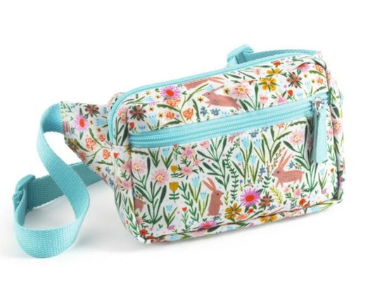 Rabbit and Flower Belt Bag-DJECO