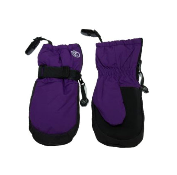 Winter Mitts With Clips And Side Zipper-Calikids