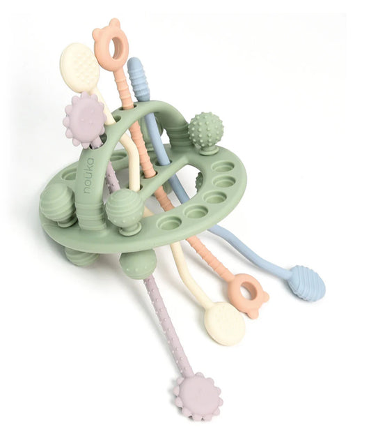 Sensory Space Pop and Pull Toy-Noüka