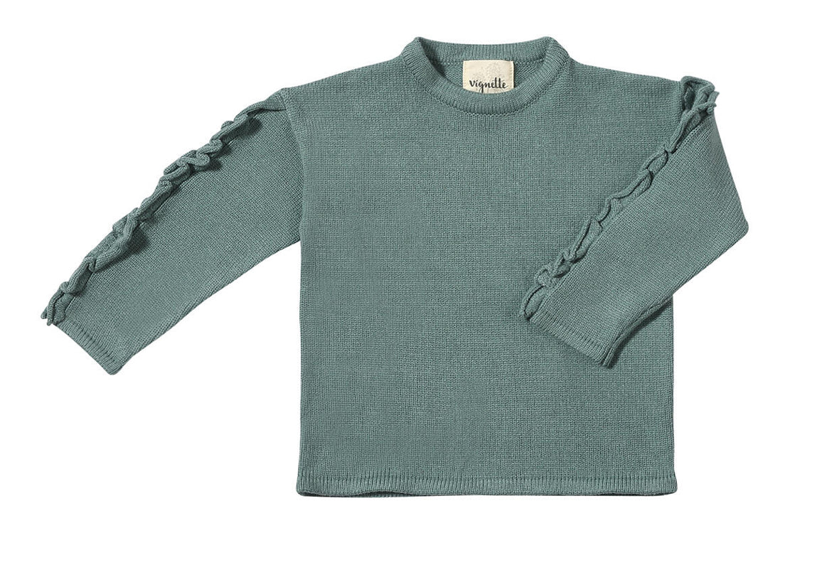 Soft Knit Sage Jess Sweater-Vignette