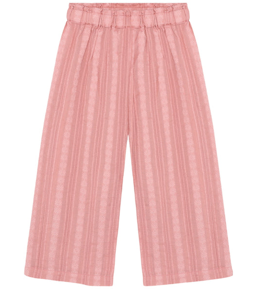 Rose 3/4 Length Pants With Elastic Waist Band-Minymo