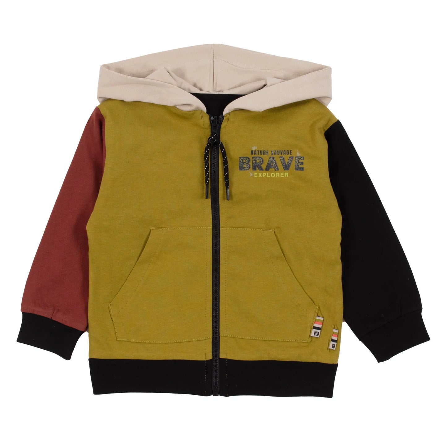 Brave Baby Reversible Zipper Hoodie Nano