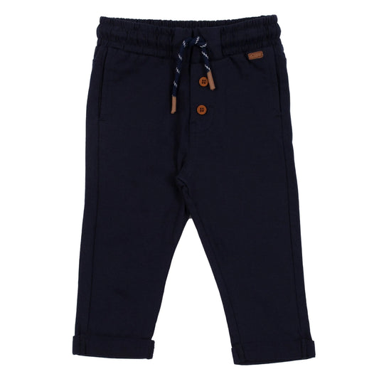 Navy Light Weight Knit Pants - Nano