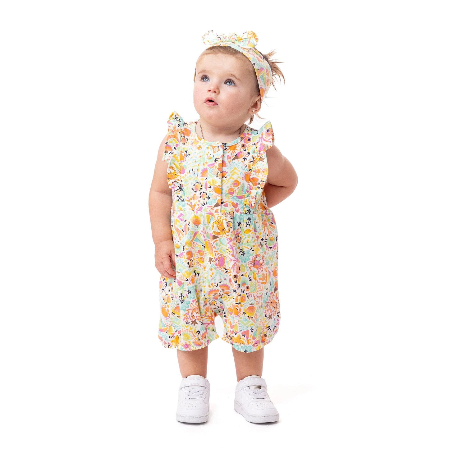 Floral Baby Romper 2 Colours Nano (4)