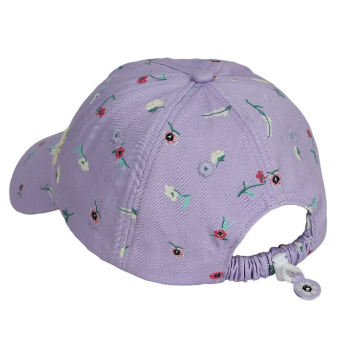 Mauve Floral Bud Ball Cap Calikids