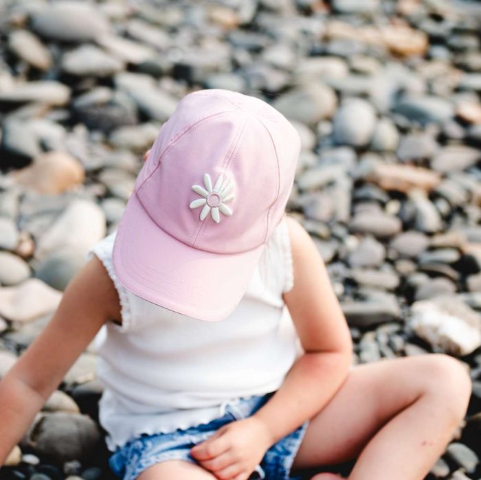 Pink Grow with me Pony Tail Ball Cap Calikids