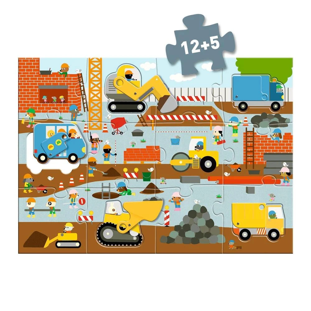 Giant Construction Puzzle by Djeco