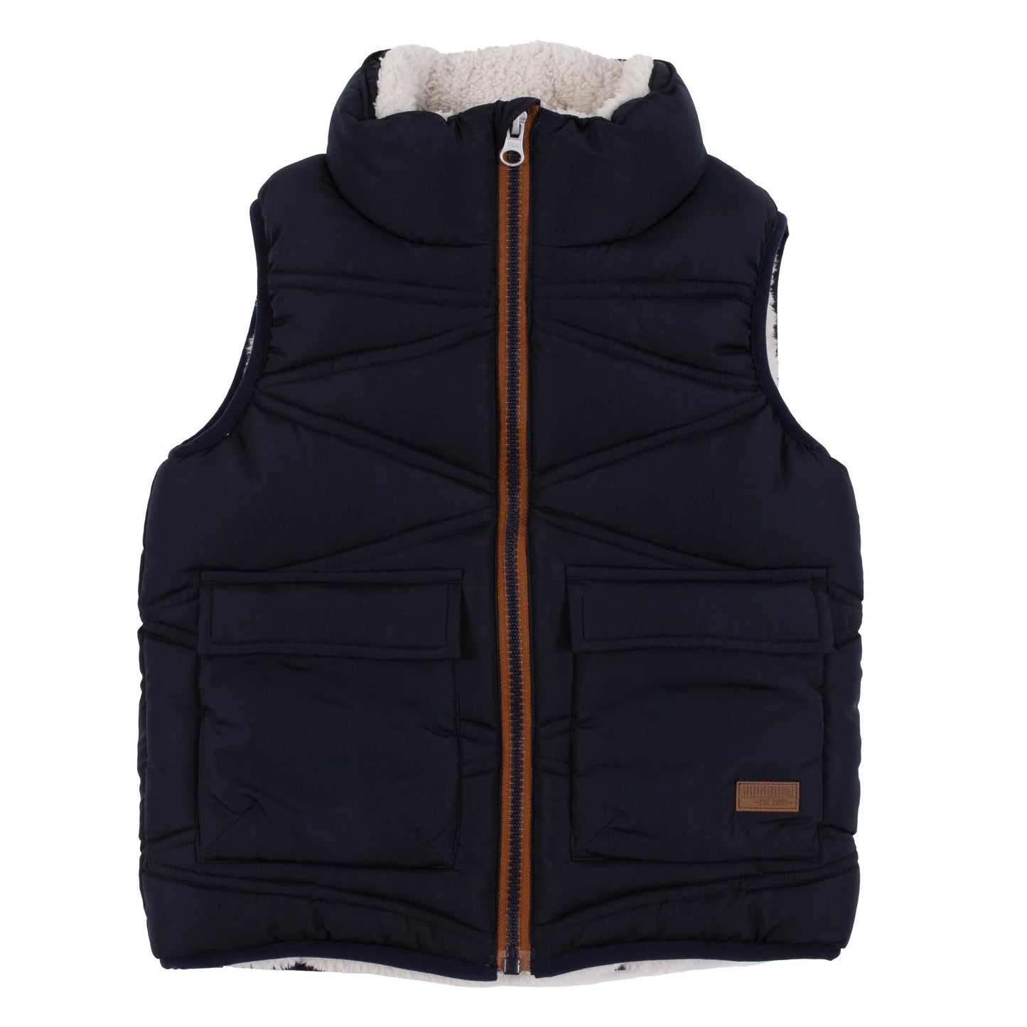 Quilted Vest with Fur Lining -Nano