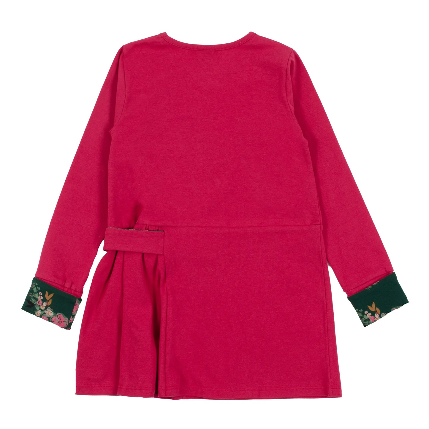 Hot Pink Knit Tunic with Tie-Nano