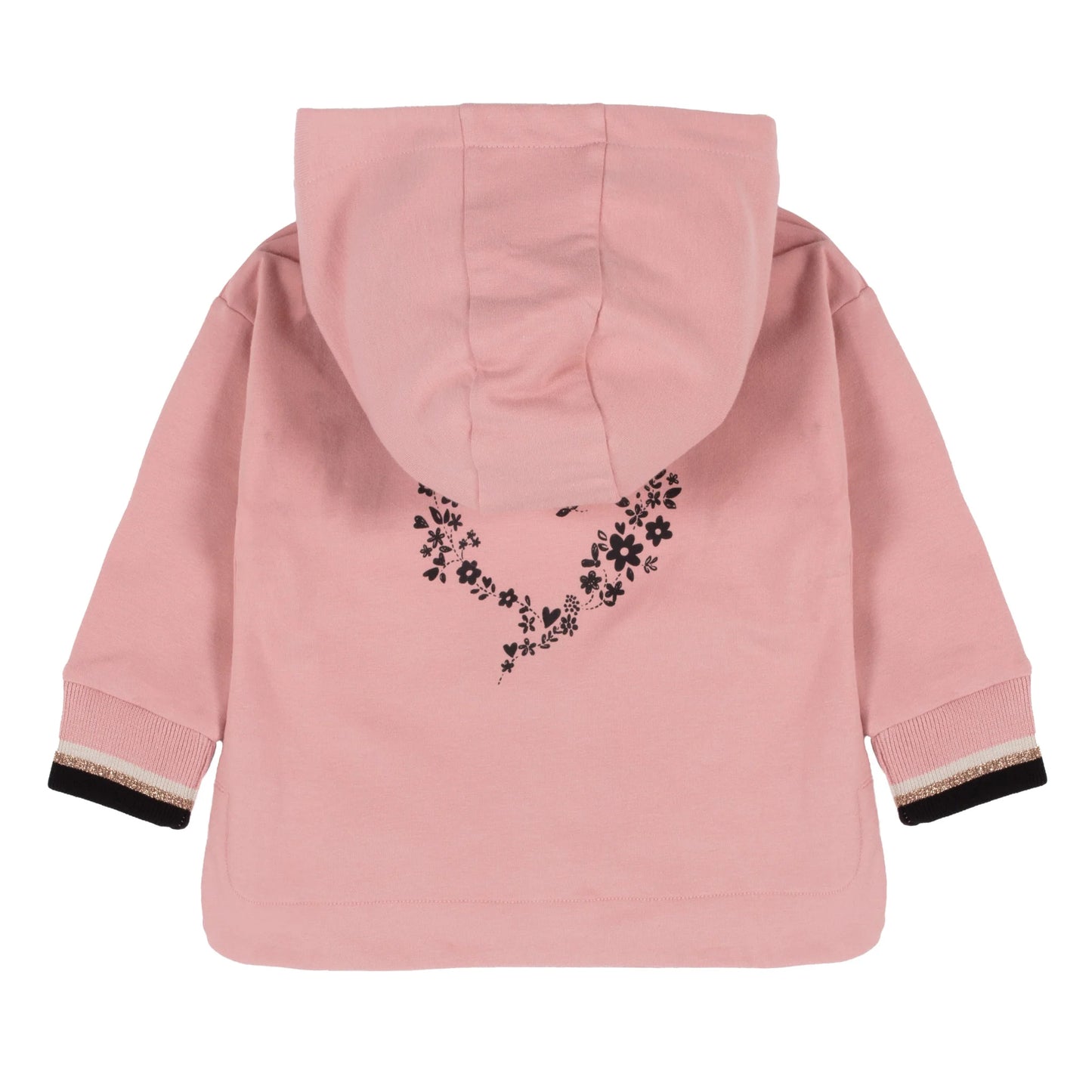 Soft Pink Heart Baby Hoodie -Nano