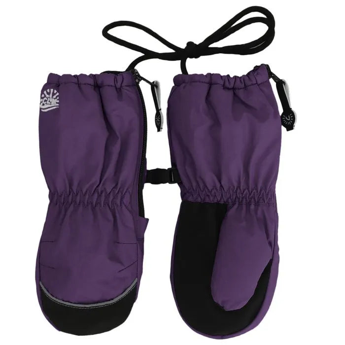 Easy Dressing Waterproof Mittens with Strings (5 Colour Options)-Calikids