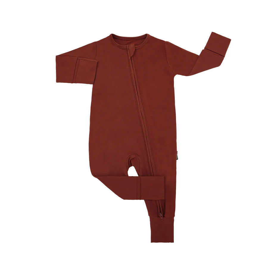 Solid Bamboo Baby Footed Sleeper 3 Colours -Belan.J