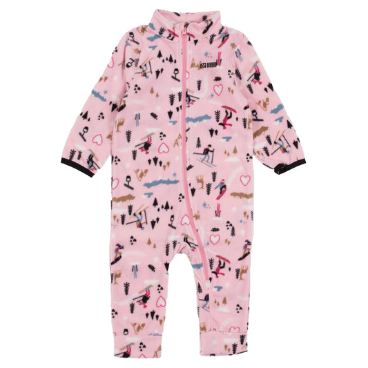 Fleece Baby One Piece Floral  Nano