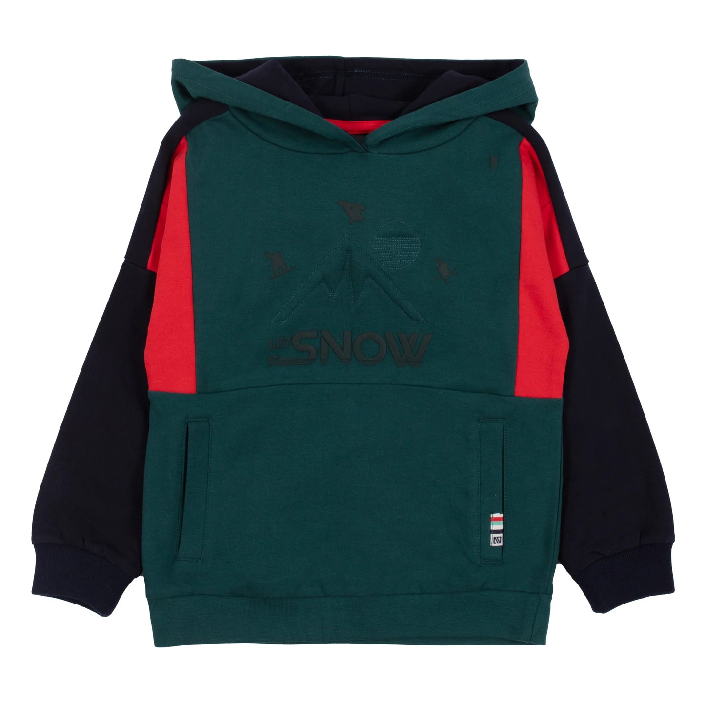 Boys Navy Hooded Sweatshirt-Nano