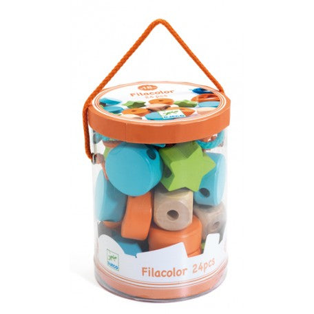 Filacolour-Wooden Beads-Djeco