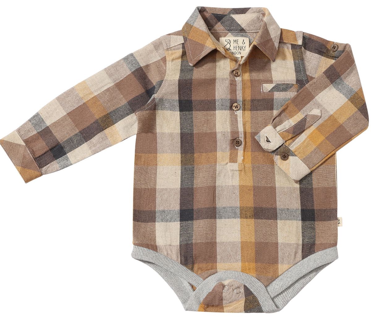 Black and Tan Jasper Woven Onsie- 2 Colours -Me and Henry