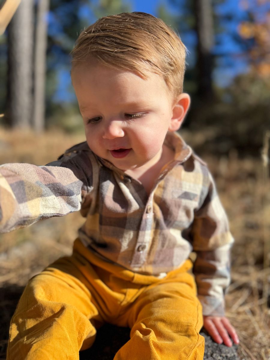 Black and Tan Jasper Woven Onsie- 2 Colours -Me and Henry