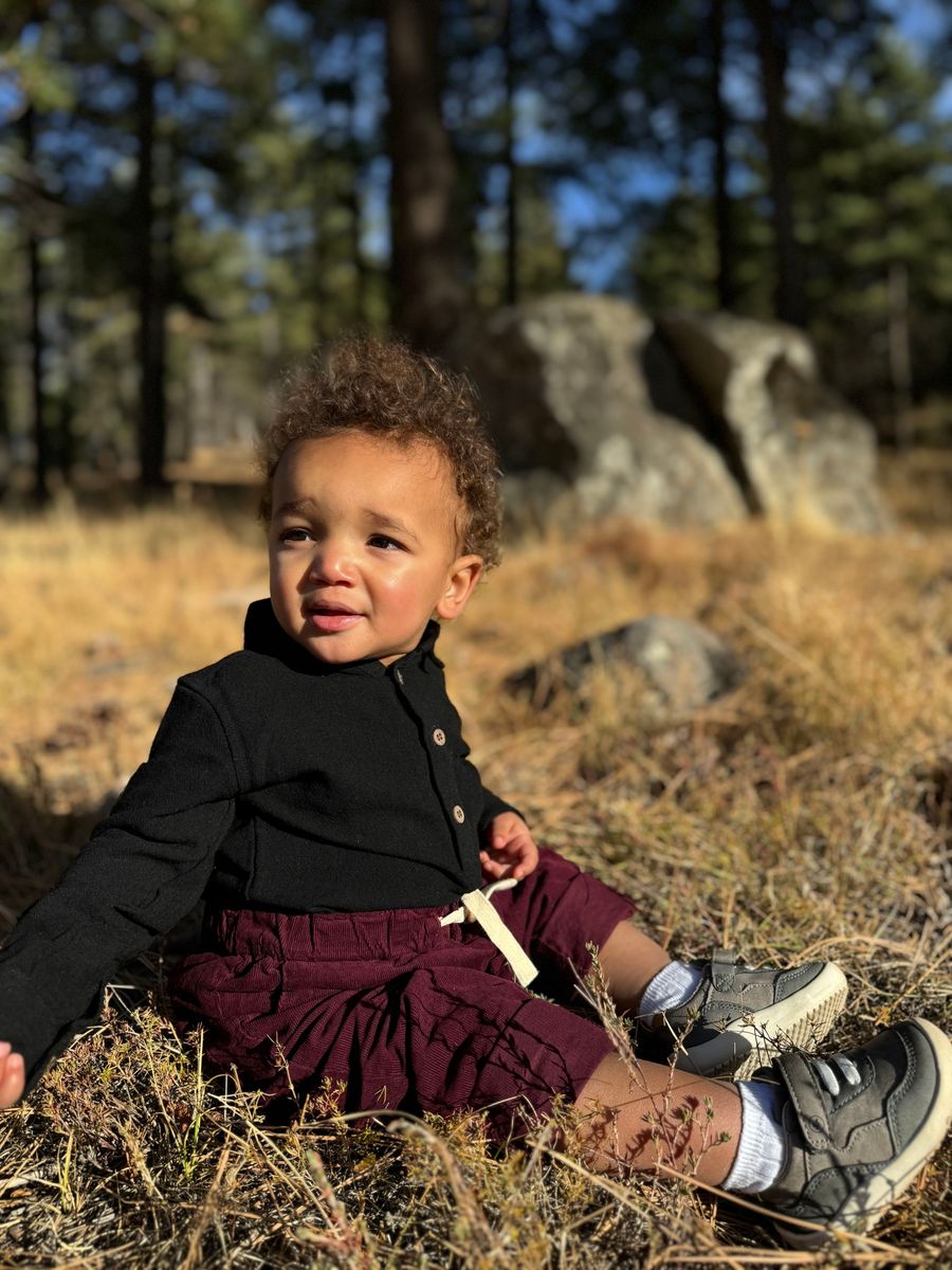 Black Linen Look Jasper Woven Onsie- 2 Colours -Me and Henry