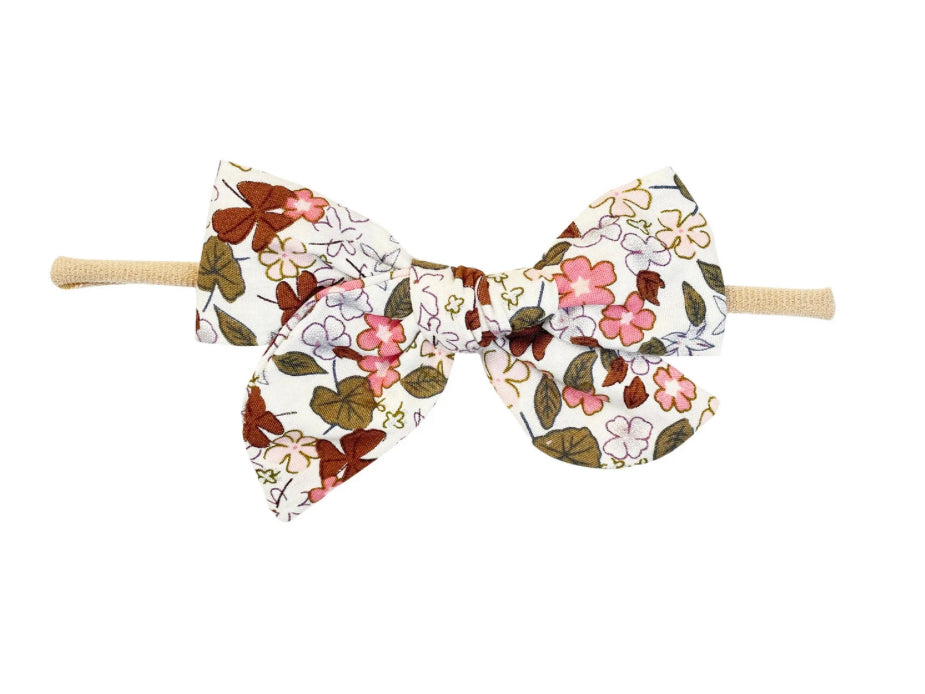 Baby Wisp-Skinny Head Band Bows