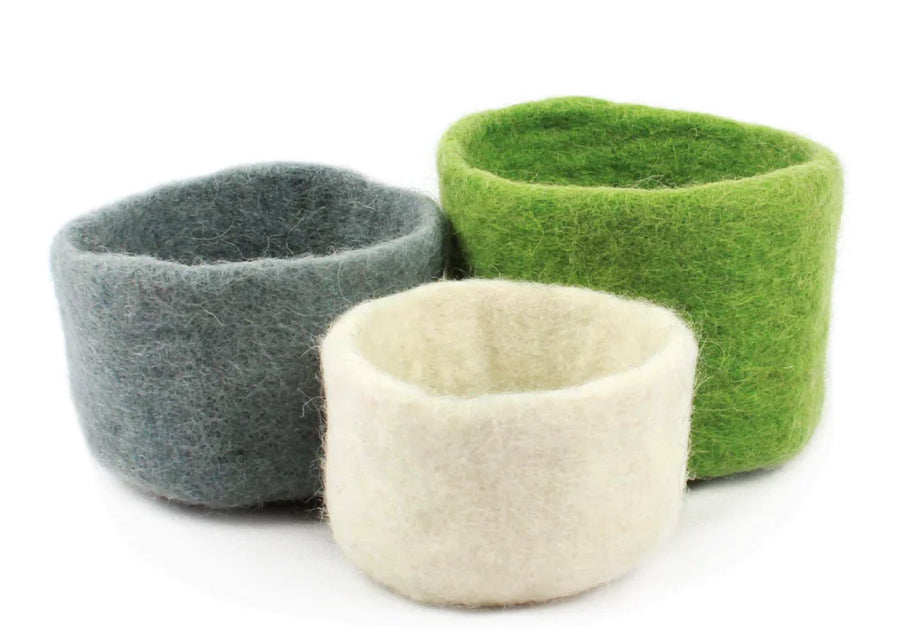 Hamro Village Wool Bowls