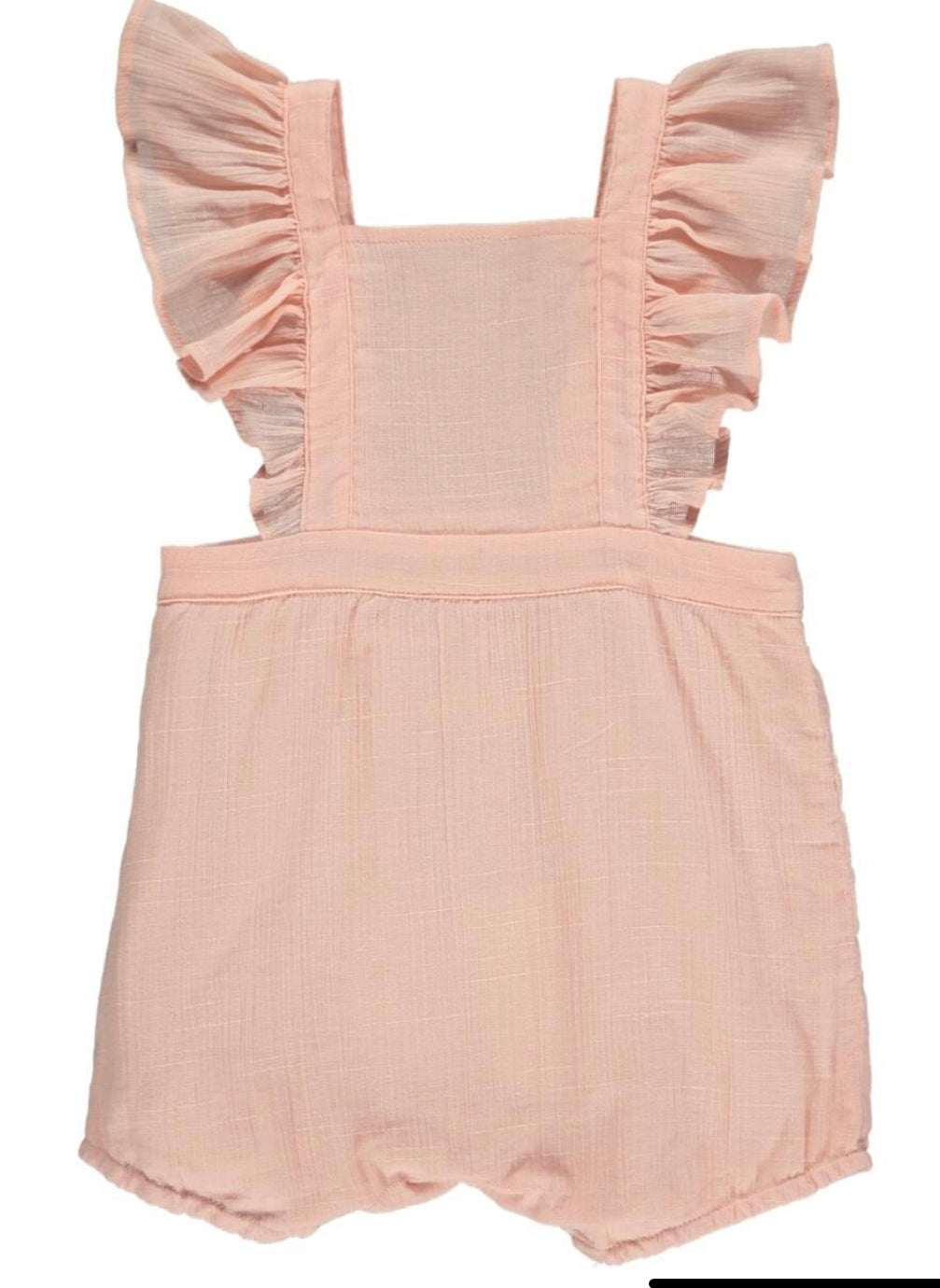 Baby girl romper, ruffle romper, sale romper, vignette romper, pink romper