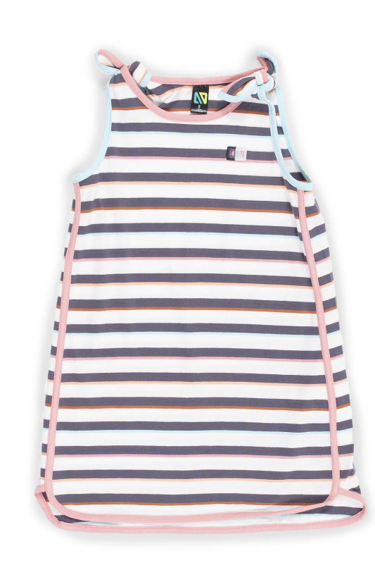 Striped Tank Dress-Nano