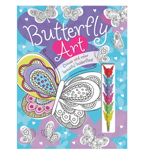 Butterfly Art Pad-Colouring Book