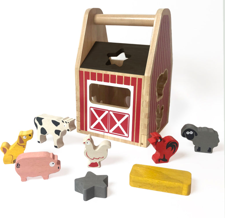 Begin Again Barnyard Shape Sorter