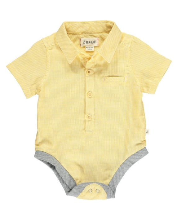 Helford Woven Micro Checked Onsie- 3 Colours -Me and Henry