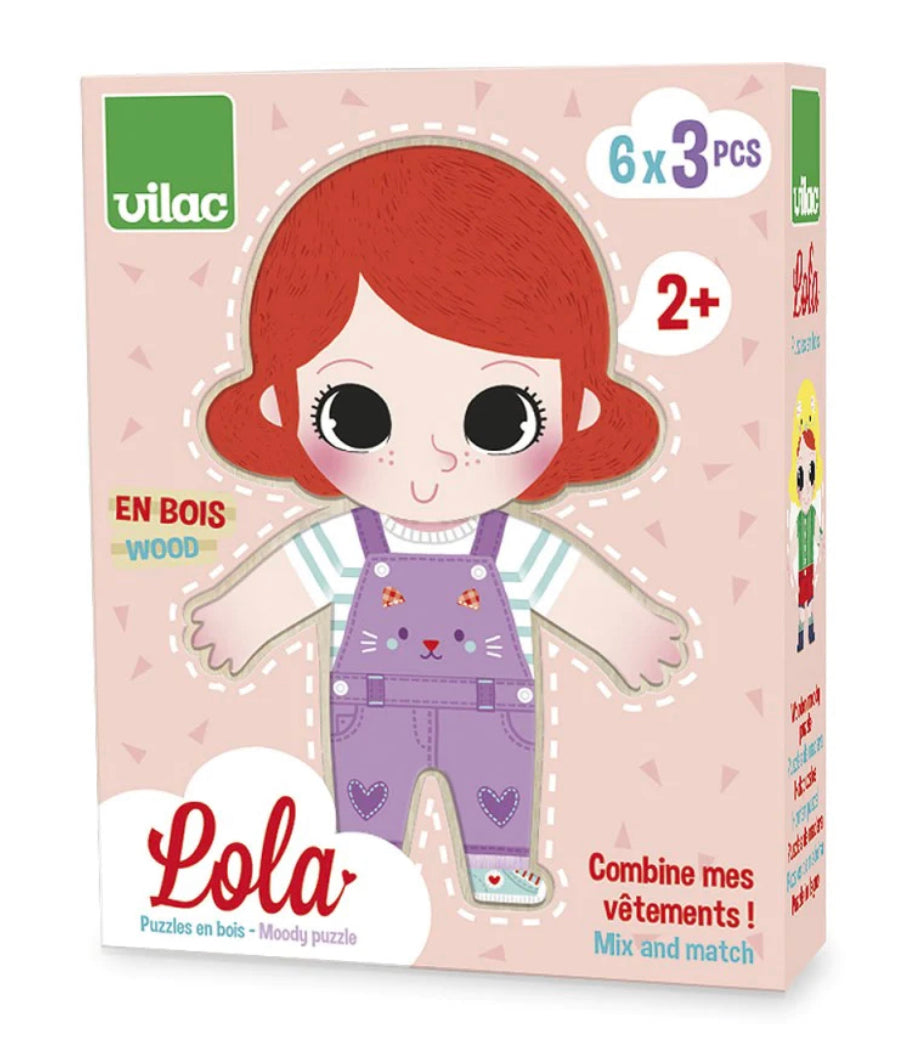 Wooden Dress Up Puzzle-Vilac