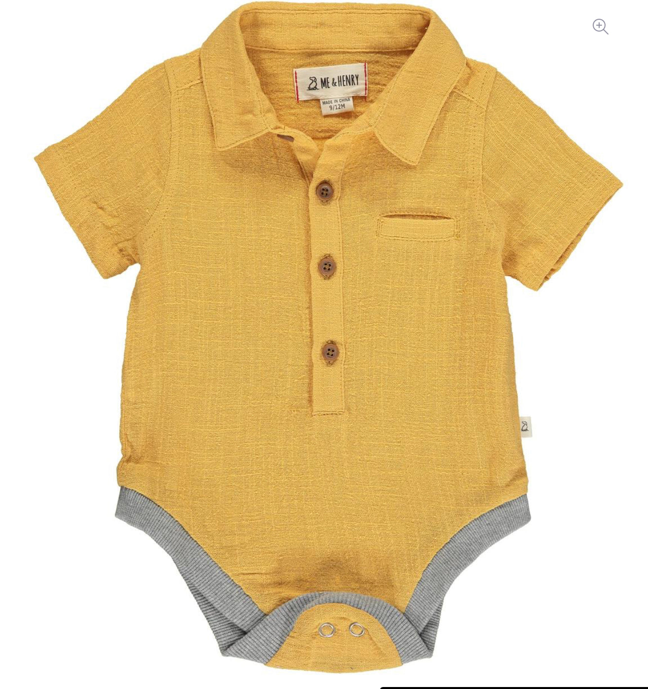 Yellow Gauze Helford Romper-Me And Henry