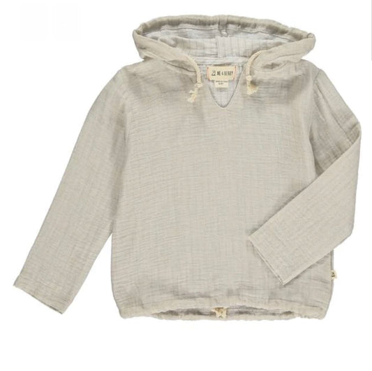 Baby ST. IVES Gauze Hooded Top-Me and Henry 2 Colours