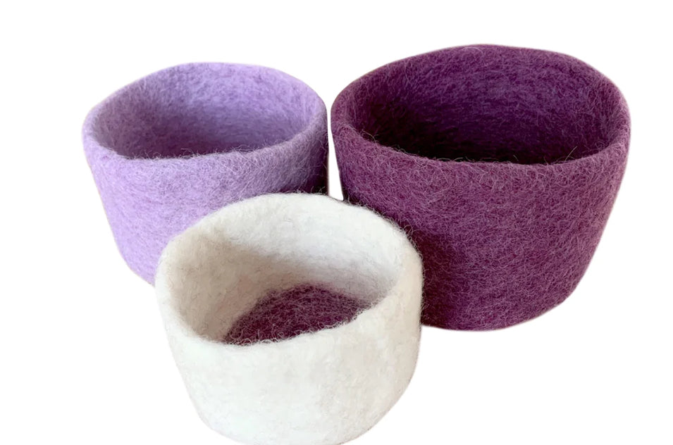 Hamro Village Wool Bowls