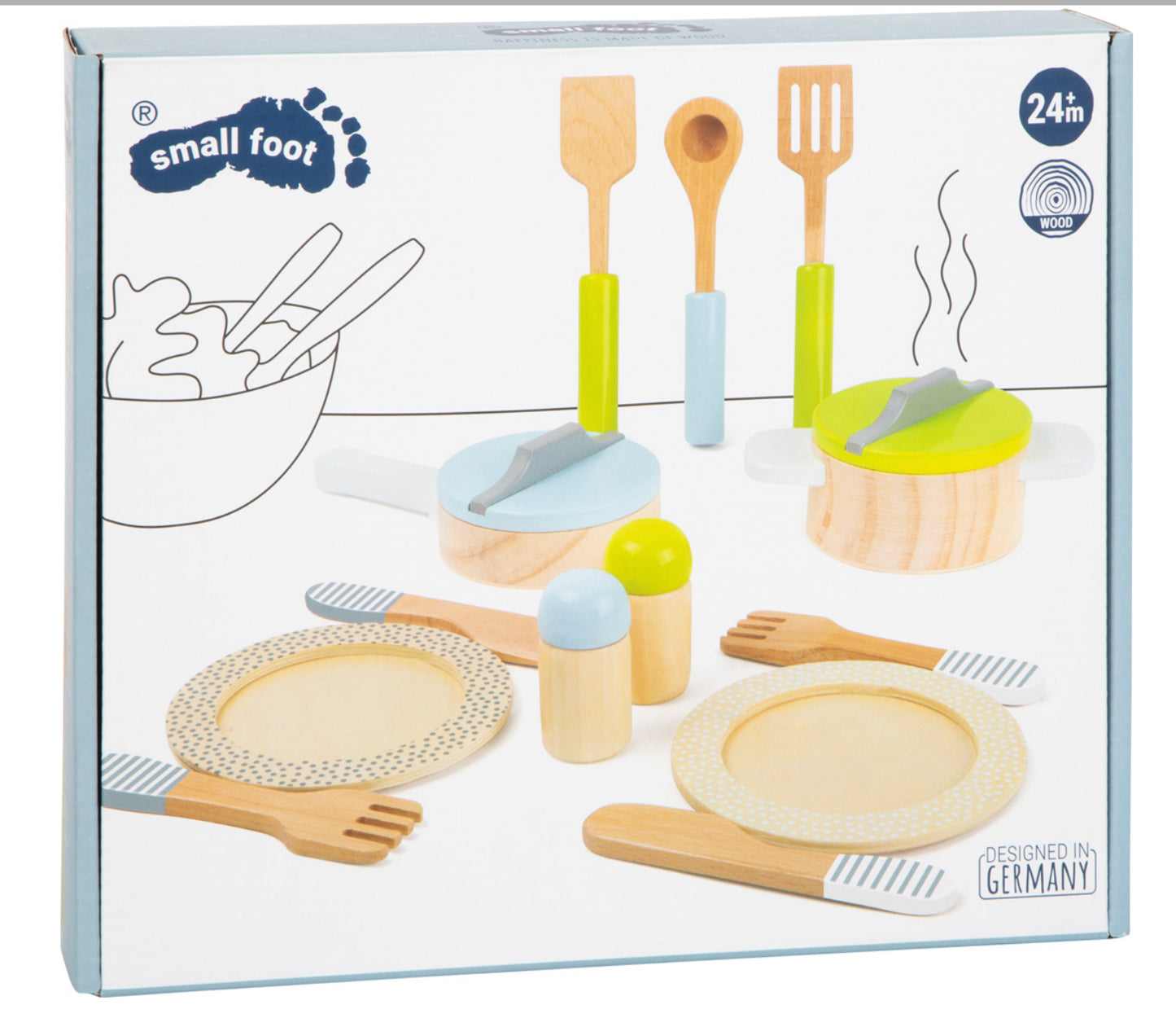 Crockery and Cookware Playset-Small Foot