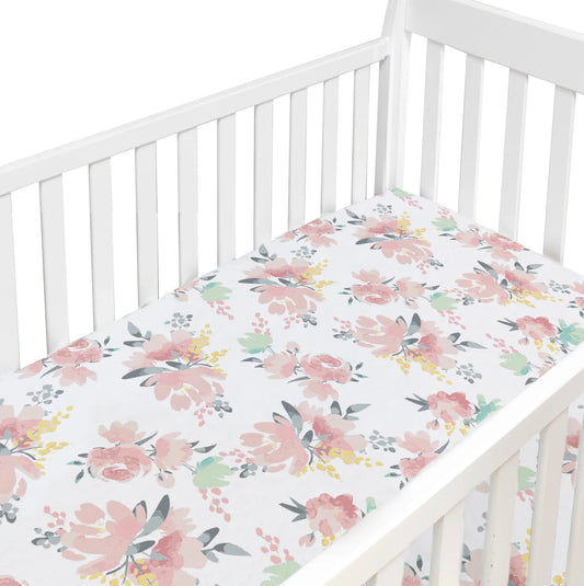 Percale Dream Crib Sheets-Kushies