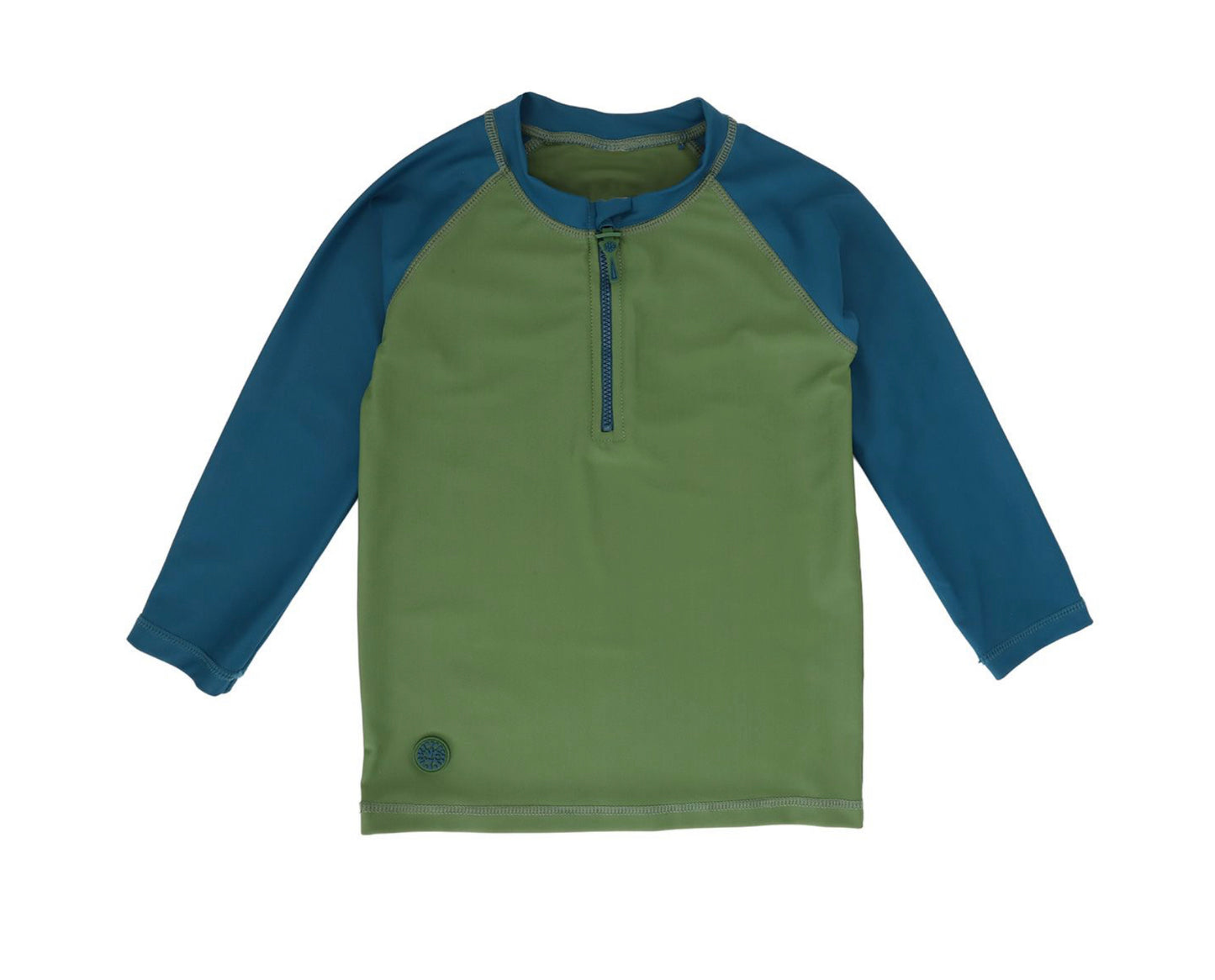 Boys Front Zipper Swim Shirt-Long Sleeve-Calikids