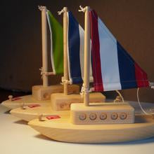 wooden toys, wooden handmade toys, wooden sailboats